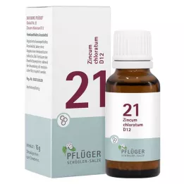 BIOCHEMIE Pflüger 21 Zincum chloratum D 12 Globuli, 15 g