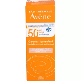 AVENE Tekućina za sunčanje SPF 50+ tonirana, 50 ml