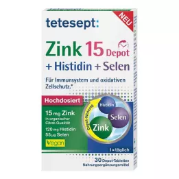 TETESEPT Cink 15 Depot+Histidin+Selen filmom obložene tablete, 30 kom
