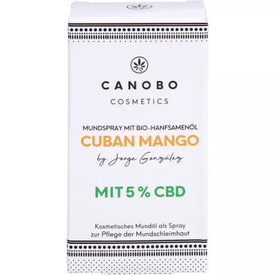 CANOBO Bio CBD 5% kubanska mango sprej za usta, 10 ml