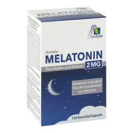 Melatonin 2 mg plus kapsule hmelja i matičnjaka, 120 kom
