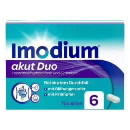 IMODIUM akut Duo 2 mg/125 mg tablete, 6 kom