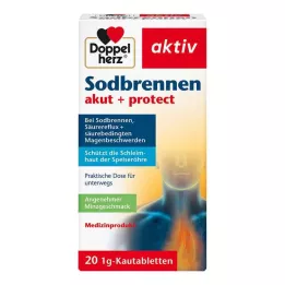 DOPPELHERZ Žgaravica akutna+protect tablete za žvakanje, 20 kom