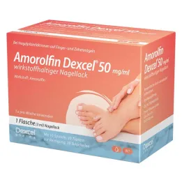 Amorolfin Dexcel® 50 mg/ml aktivni lak za nokte, 3 ml