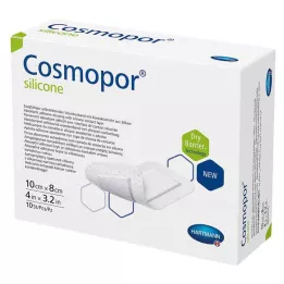 COSMOPOR Silikonska obloga za rane 8x10 cm, 10 kom