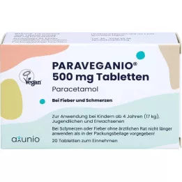 PARAVEGANIO 500 mg tableta, 20 sati