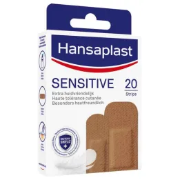 Hansaplast SENSITIVE flaster trake srednje boje kože, 20 kom