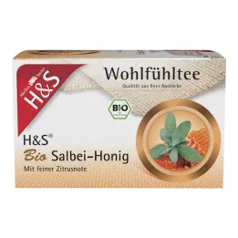 H&S Organske filter vrećice meda kadulje, 20X2 g