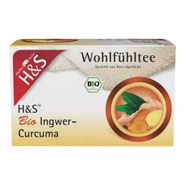 H&amp;S organske filter vrećice đumbir-kurkuma, 20X1,25 g