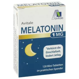MELATONIN 1 mg mini tablete u dozatoru, 120 kom