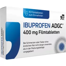 IBUPROFEN ADGC 400 mg tablete prekrivenih filmom, 10 sati