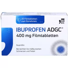 IBUPROFEN ADGC 400 mg filmom obložene tablete, 20 kom