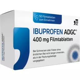 IBUPROFEN ADGC 400 mg tablete prekrivenih filmom, 50 sati