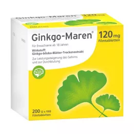 GINKGO-MAREN 120 mg filmom obložene tablete, 200 kom