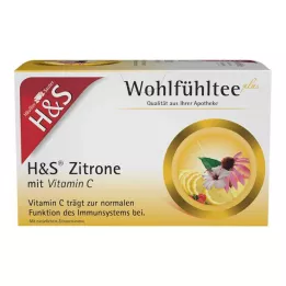 H&amp;S limun s vitaminom C filter vrećice, 20X2,5 g