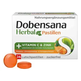 Dobensana biljni med Vitamini C &amp; Cink pastila.(36 komada)