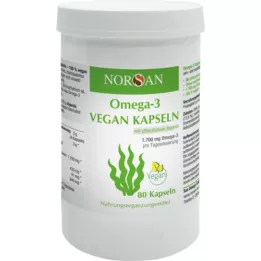 NORSAN Omega-3 veganske kapsule, 80 ST