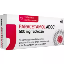 PARACETAMOL ADGC 500 mg tableta, 20 sati