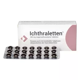 ICHTHRALETTEN 200 mg gastrorezistentne tablete, 84 kom