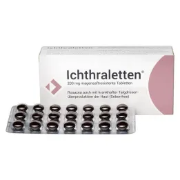 Ichthraletten® 200 mg tablete za rosaceu, 168 kom