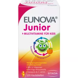 EUNOVA Juniorske tablete za žvakanje M.Orang okus, 100 ST