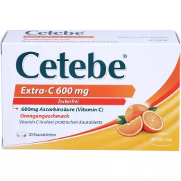 CETEBE Extra-C 600 mg tablete za žvakanje, 30 kom