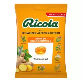 RICOLA o.Z.Bag Đumbir Naranča Mint Bonboni, 75 g