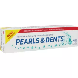 PEARLS &amp; DENTS Ekskluzivna pasta za zube bez titanij dioksida, 100 ml