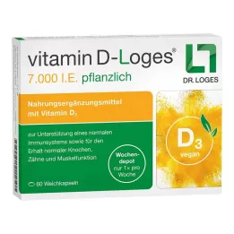 VITAMIN D-LOGES 7.000 IU biljni tjedni depo, 60 kom