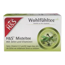 H&amp;S Čaj od imele sa selenom i vitaminima filter vrećice, 20X2 g