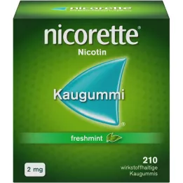 NICORETTE 2 mg žvakaća guma, 210 ST