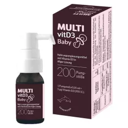 MULTIVITD3 Baby pumpica otopina, 10 ml