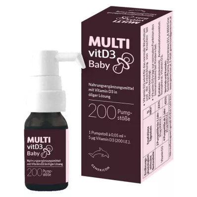 MULTIVITD3 Baby pumpica otopina, 10 ml MULTIVITD3 Baby pumpica otopina, 10 ml