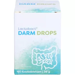 LACTOBACT DARM DROPS tablete za žvakanje, 60 kom