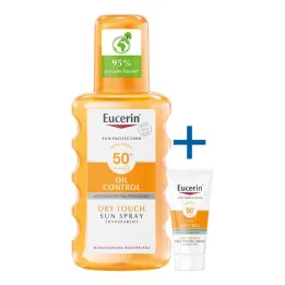 Eucerin Sun Oil Control prozirni sprej za tijelo LSF 50 + , 200 ml