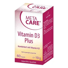 Meta Care Vitamin D3 Plus 10.000 IU + 80 µg K2 kapsule, 60 kom