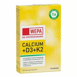 WEPA Kalcij+D3+K2 tablete, 30 kom