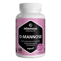 D-MANNOSE HOCHDOSIERT veganske kapsule, 60 kom