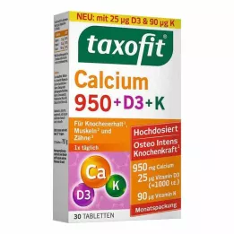 TAXOFIT Calcium 950+D3+K tablete, 30 kom