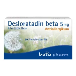 Desloratadine beta 5 mg filmom obložene tablete, 50 kom