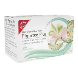 H&amp;S Figure Tea Plus filter vrećica sa cinkom i selenom, 20X1,5 g