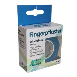 UM EASYPLAST Samoljepljivi flaster za prste 2,5 cm x 5 m plavi, 1 kom