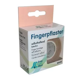 UM EASYPLAST Flaster za prste samoljepljivi 2,5 cm x 5 m bež, 1 kom