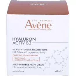 AVENE Hyaluron Activ B3 multiintenzivna noćna krema, 40 ml