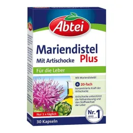 Abtei Mariendistel Plus kapsule s artičokom, 30 kom