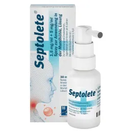 Septolete 1,5 mg/ml + 5 mg/ml sprej, 30 ml