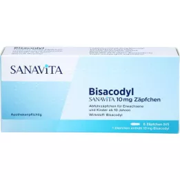 BISACODYL SANAVITA 10 mg čepića, 6 sati