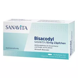 BISACODYL SANAVITA 10 mg čepića, 10 sati
