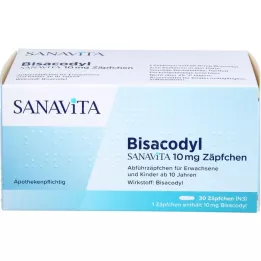 BISACODYL SANAVITA 10 mg čepići, 30 kom