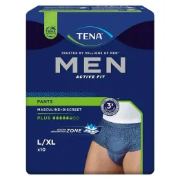 TENA® MEN ACTIVE FIT Plus Pants plave L/XL za inkontinenciju, 10 komada